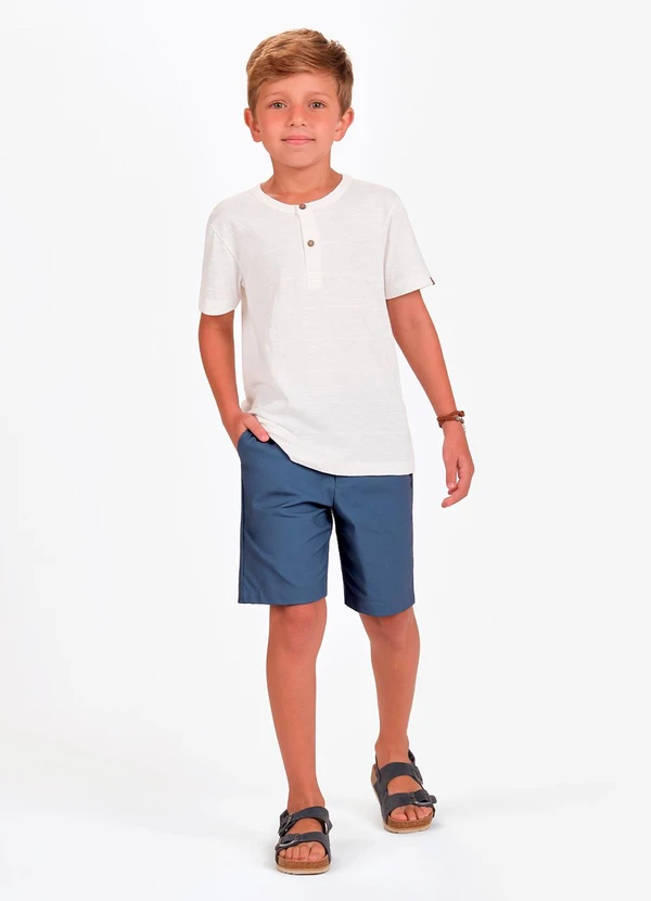 Trick Nick - Conjunto Camiseta com Bermuda Bege 3