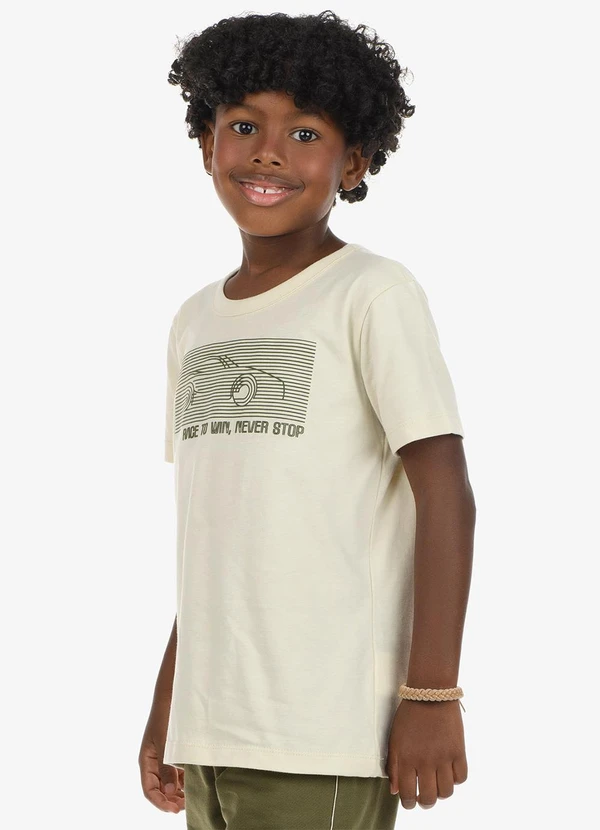 Rovi Kids - Conjunto Camiseta com Bermuda Bege 4