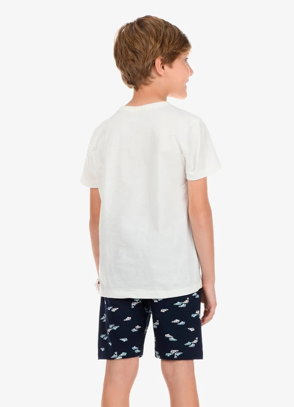 Rovi Kids - Conjunto Camiseta com Bermuda Bege 2