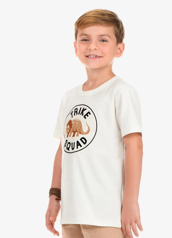 Rovi Kids - Conjunto Camiseta com Bermuda Bege 4