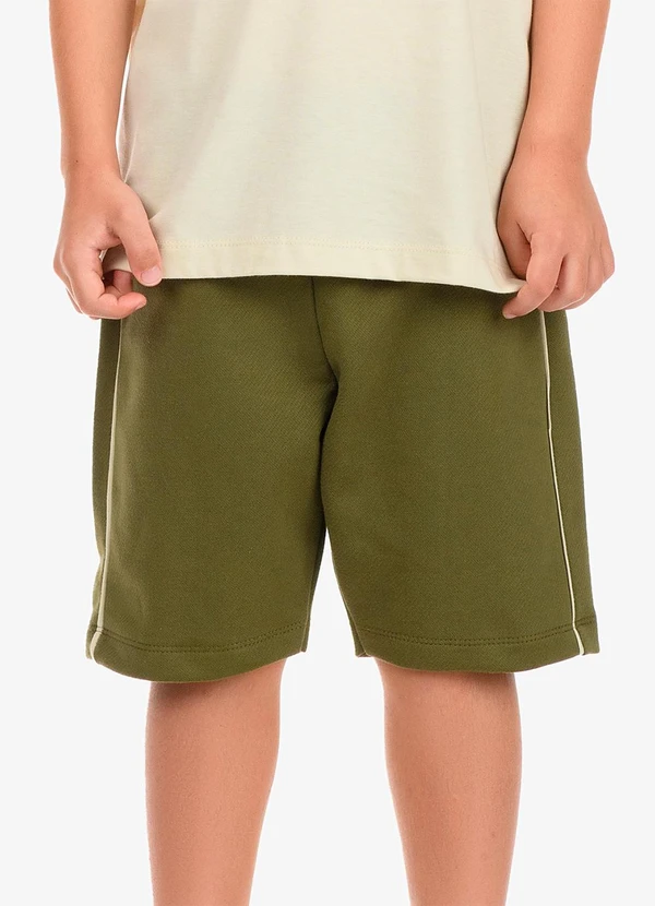 Rovi Kids - Conjunto Camiseta com Bermuda Bege 5