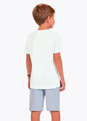 Trick Nick - Conjunto Camiseta com Bermuda Branco - TRICK NICK