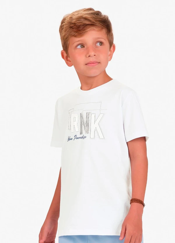 Trick Nick - Conjunto Camiseta com Bermuda Branco 4