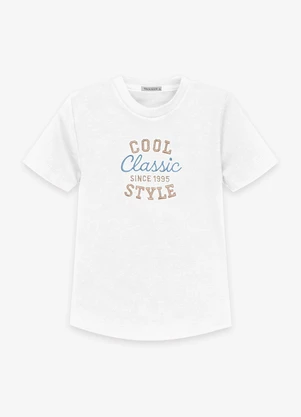 Trick Nick - Conjunto Camiseta com Bermuda Branco - TRICK NICK