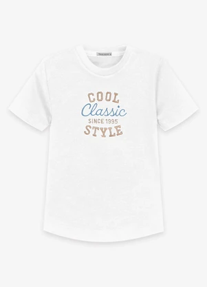 Trick Nick - Conjunto Camiseta com Bermuda Branco - TRICK NICK