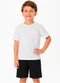 Select - Conjunto Camiseta com Bermuda Azul - variação: Branco