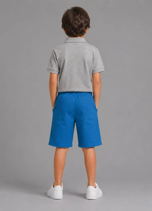 Trick Nick - Conjunto Camiseta com Bermuda Cinza - TRICK NICK