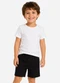 Select - Conjunto Camiseta com Bermuda Infantil Azul - variação: Branco