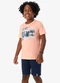Rovi Kids - Conjunto Camiseta com Bermuda Infantil Rosa - variação: Rosa