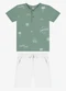 Rovi Kids - Conjunto Camiseta com Bermuda Infantil  Verde - variação: Verde