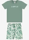 Rovi Kids - Conjunto Camiseta com Bermuda Infantil Verde - variação: Verde