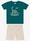 Rovi Kids - Conjunto Camiseta com Bermuda Infantil Verde - variação: Verde