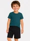 Select - Conjunto Camiseta com Bermuda Infantil Azul - variação: Verde