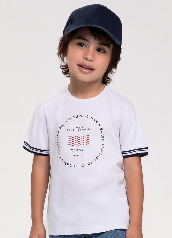 Trick Nick - Conjunto Camiseta com Bermuda Jeans Branco 4