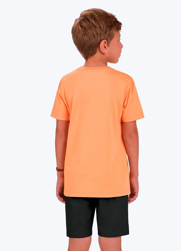 Trick Nick - Conjunto Camiseta com Bermuda Laranja 2