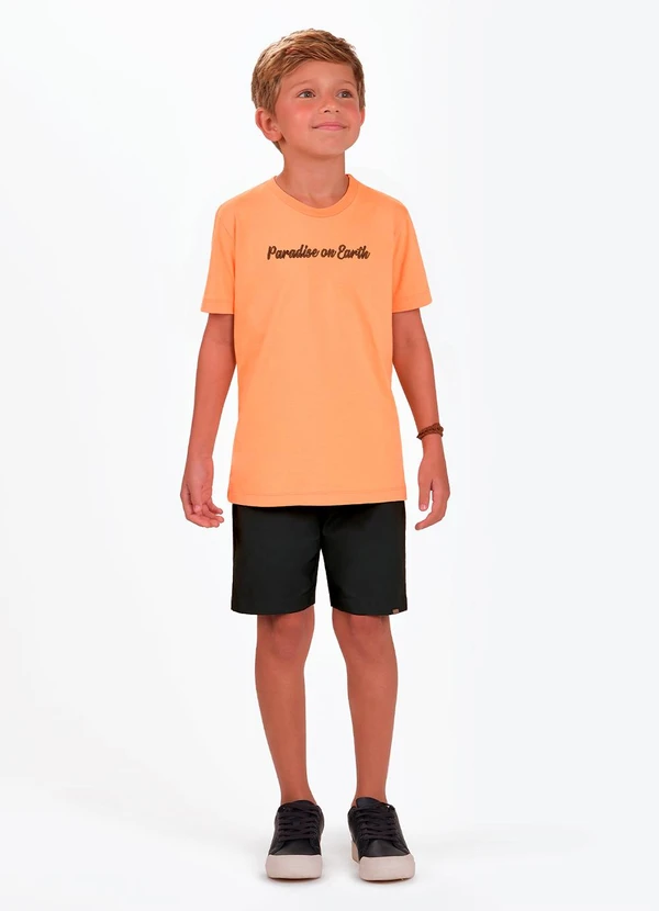Trick Nick - Conjunto Camiseta com Bermuda Laranja 3