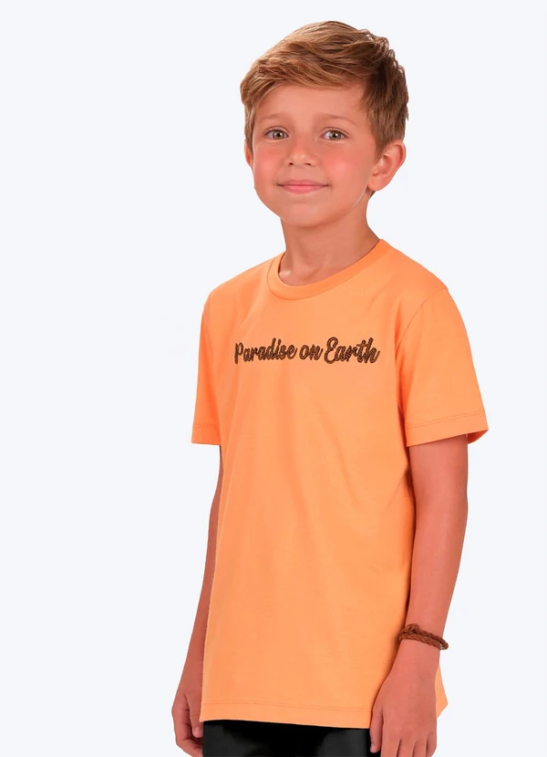 Trick Nick - Conjunto Camiseta com Bermuda Laranja 4