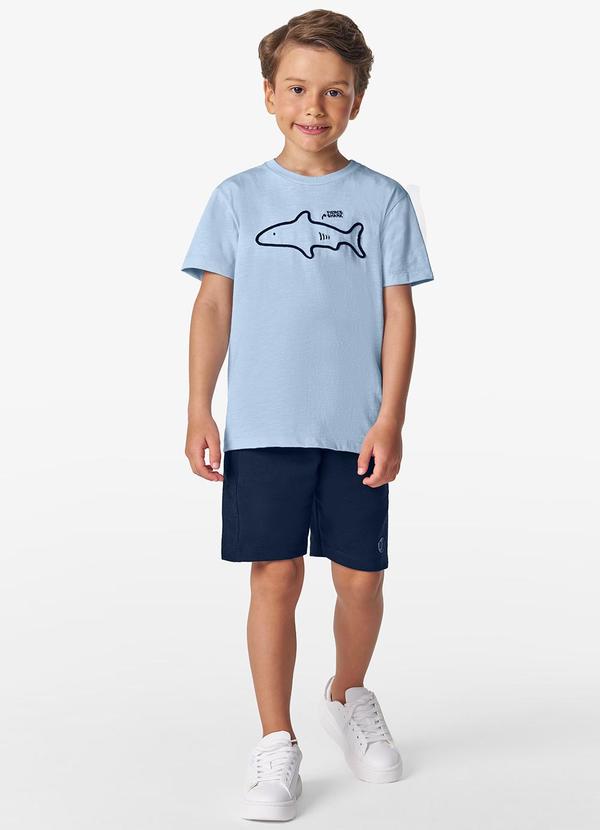 Trick Nick - Conjunto Camiseta com Bermuda Masculino Azul