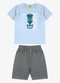 Rovi Kids - Conjunto Camiseta com Bermuda Masculino Azul - variação: Azul