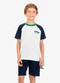 Rovi Kids - Conjunto Camiseta com Bermuda Masculino Verde - variação: Azul