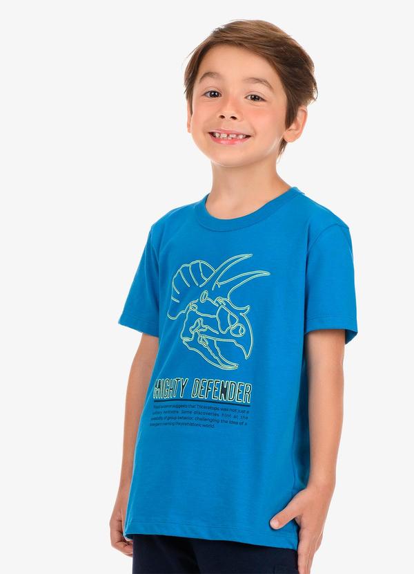 Rovi Kids - Conjunto Camiseta com Bermuda Masculino Azul 4