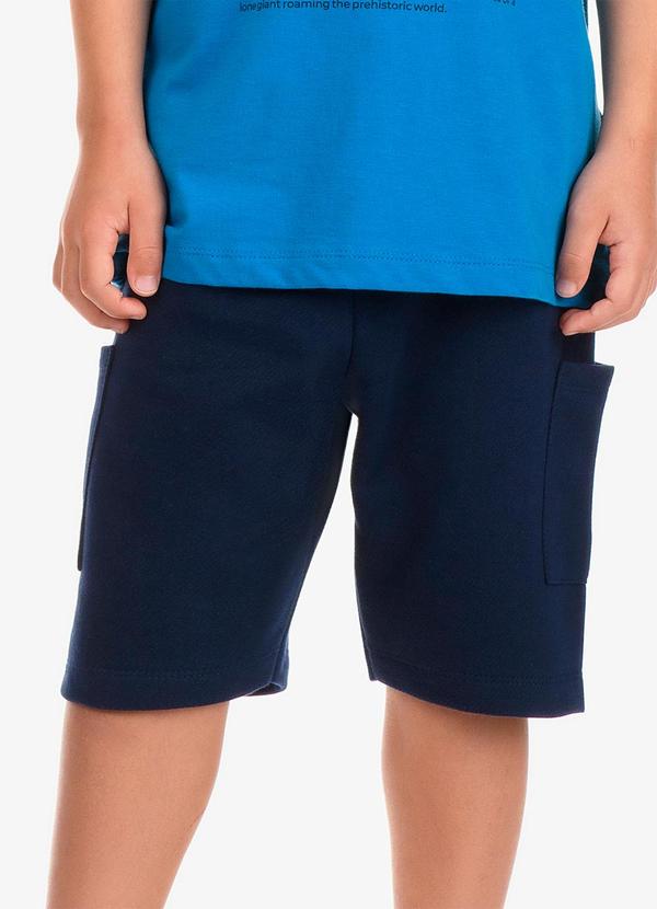 Rovi Kids - Conjunto Camiseta com Bermuda Masculino Azul 5