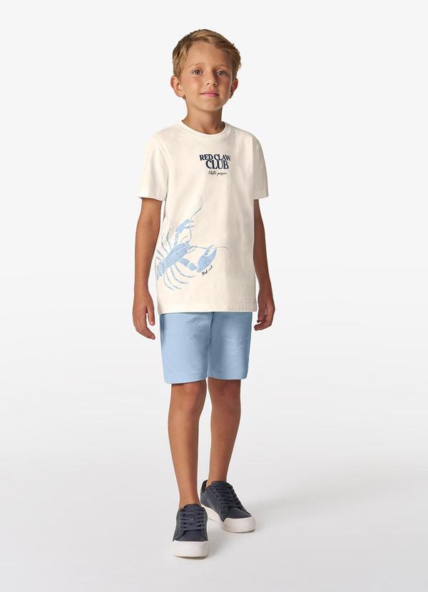 Trick Nick - Conjunto Camiseta com Bermuda Masculino Bege 1