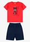 Rovi Kids - Conjunto Camiseta com Bermuda Masculino Vermelho - variação: Vermelho