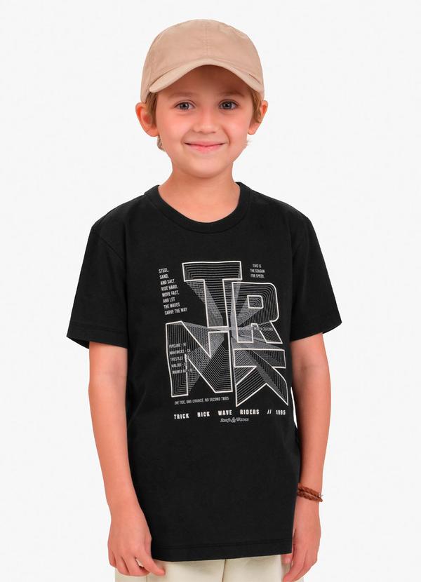 Trick Nick - Conjunto Camiseta com Bermuda Preto 4