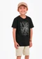 Trick Nick - Conjunto Camiseta com Bermuda Preto - variação: Preto