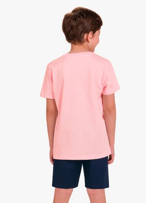 Trick Nick - Conjunto Camiseta com Bermuda Rosa - TRICK NICK