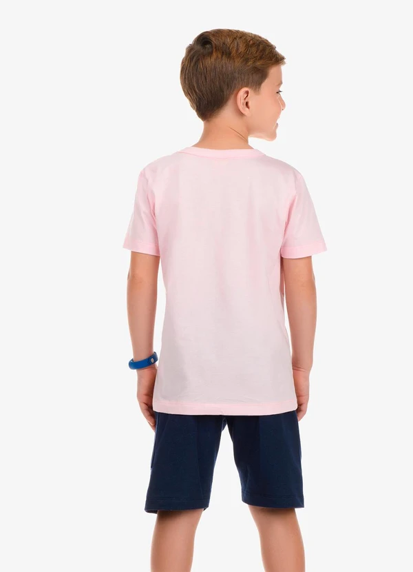 Rovi Kids - Conjunto Camiseta com Bermuda Rosa 2