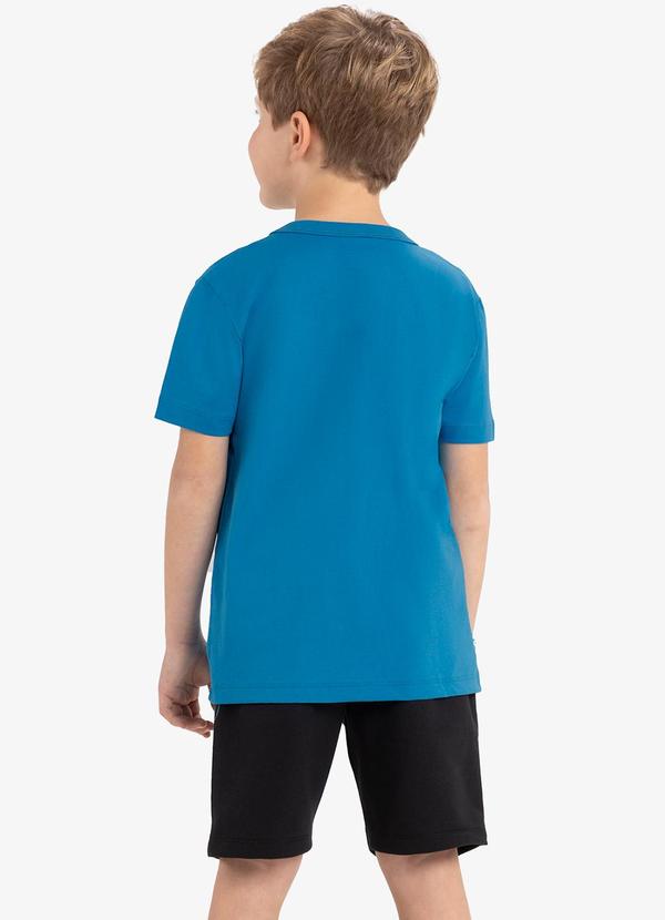 Rovi Kids - Conjunto Camiseta com Bermuda Azul 2