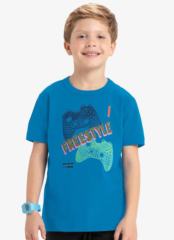 Rovi Kids - Conjunto Camiseta com Bermuda Azul 4