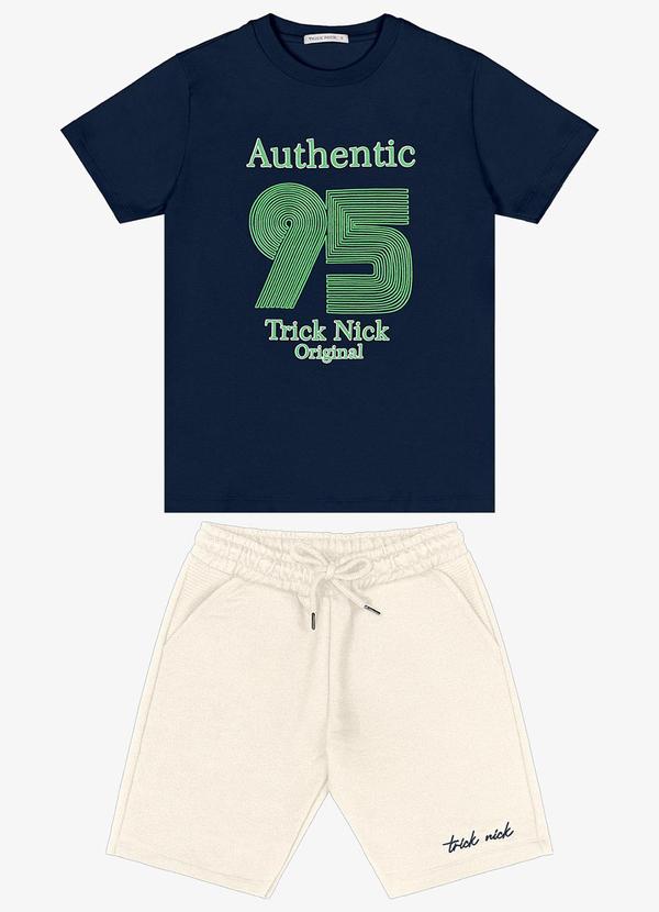 Trick Nick - Conjunto Camiseta com BermudaAzul