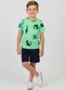 Rovi Kids - Conjunto Camiseta com Bermuda Verde - variação: Verde