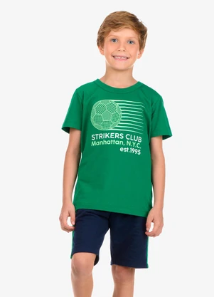Rovi Kids - Conjunto Camiseta com Bermuda Verde - ROVI KIDS