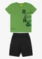 Rovi Kids - Conjunto Camiseta com Bermuda Verde - variação: Verde