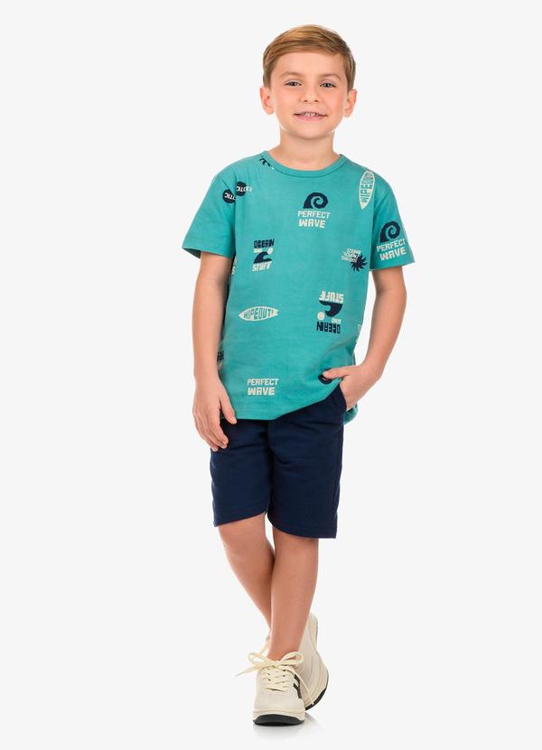 Rovi Kids - Conjunto Camiseta com Bermuda Verde 3
