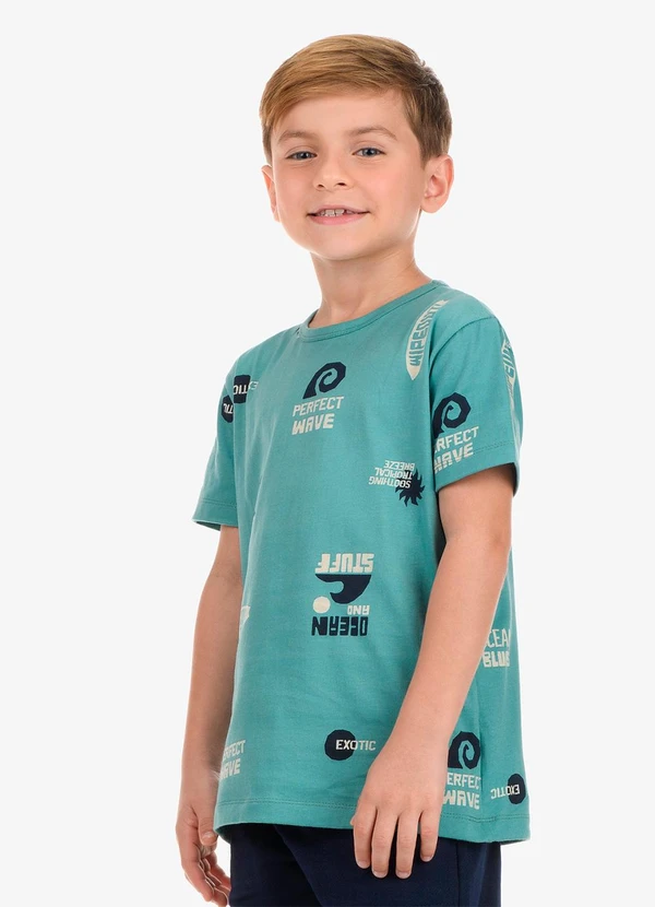 Rovi Kids - Conjunto Camiseta com Bermuda Verde 4