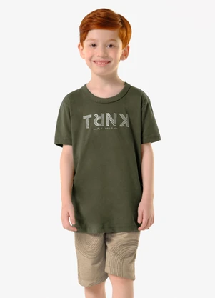 Trick Nick - Conjunto Camiseta com Bermuda Verde - TRICK NICK
