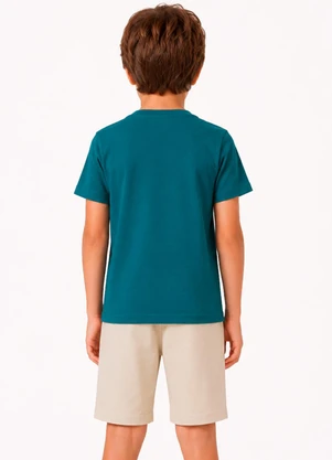 Select - Conjunto Camiseta com Bermuda Verde - SELECT