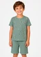 Select - Conjunto Camiseta com Bermuda Bege - variação: Verde