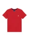 Ddk - Conjunto Camiseta Estampa Wheels e Bermuda Bege - variação: Vermelho