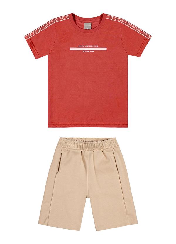 Colorittá - Conjunto Camiseta com Colorittá Terracota