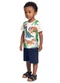 Bee Loop - Conjunto Camiseta Dino Bermuda Bege - variação: Bege
