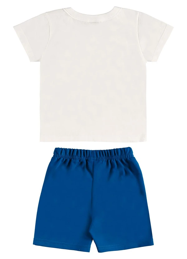 Bee Loop - Conjunto Camiseta Dino Bermuda Bege 5