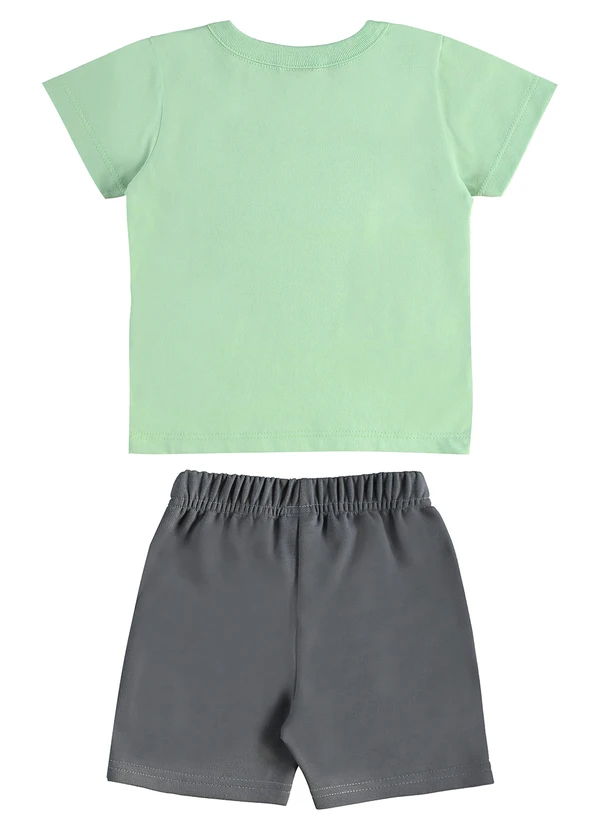Bee Loop - Conjunto Camiseta Dino Bermuda Verde 2