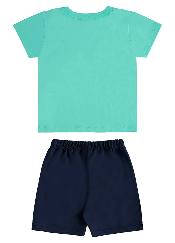 Bee Loop - Conjunto Camiseta Dino Bermuda Verde 2