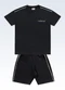 Fakini Kids - Conjunto Camiseta e Bermuda Verde - variação: Preto